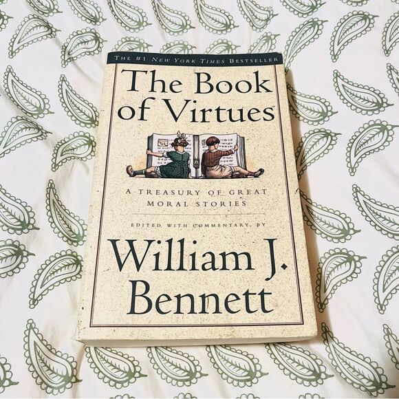 The Book of Virtues by William J. Bennett Classic Book for Children & Adults OS - Picture 3 of 11